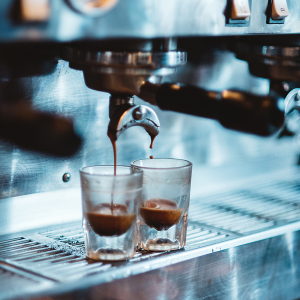 Coffee being poured