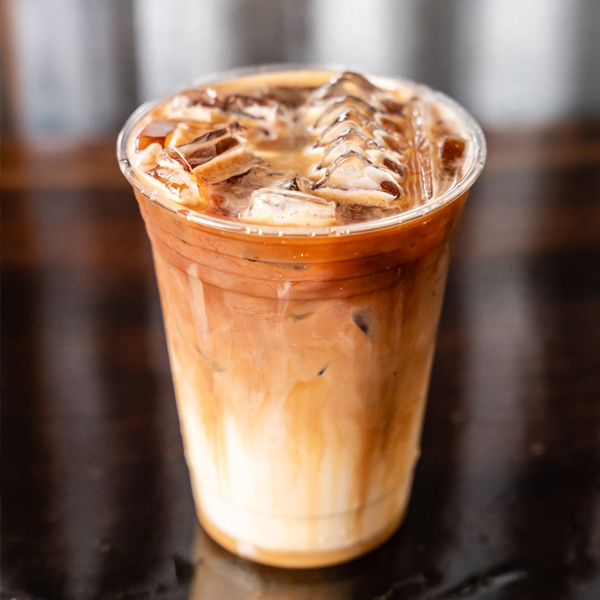 Freshly brewed espresso drink