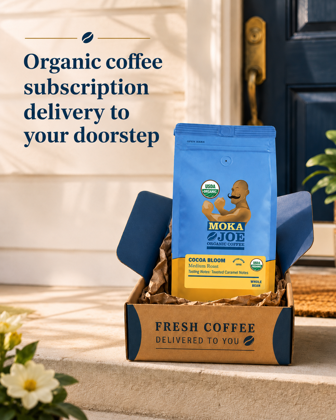 Organic coffee subscription delivery to your doorstep - Moka Joe Coffee